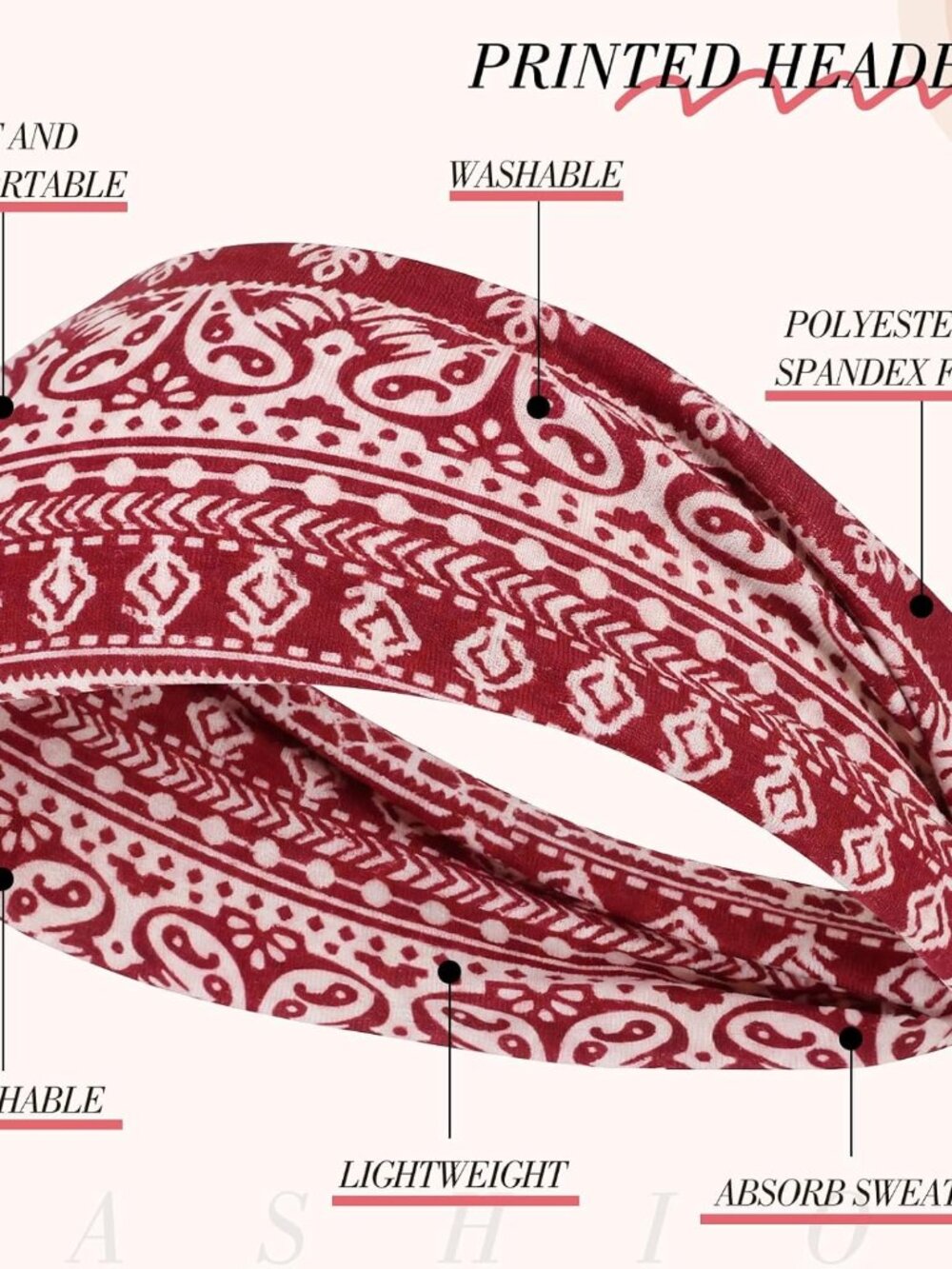 8-Pack Boho Style Women’s Headbands for Any Occasion - Picture 3 of 7